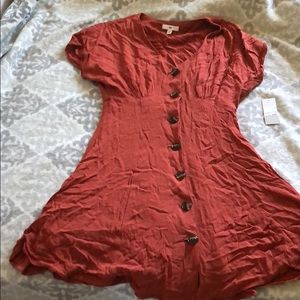 Rust colored summer dress